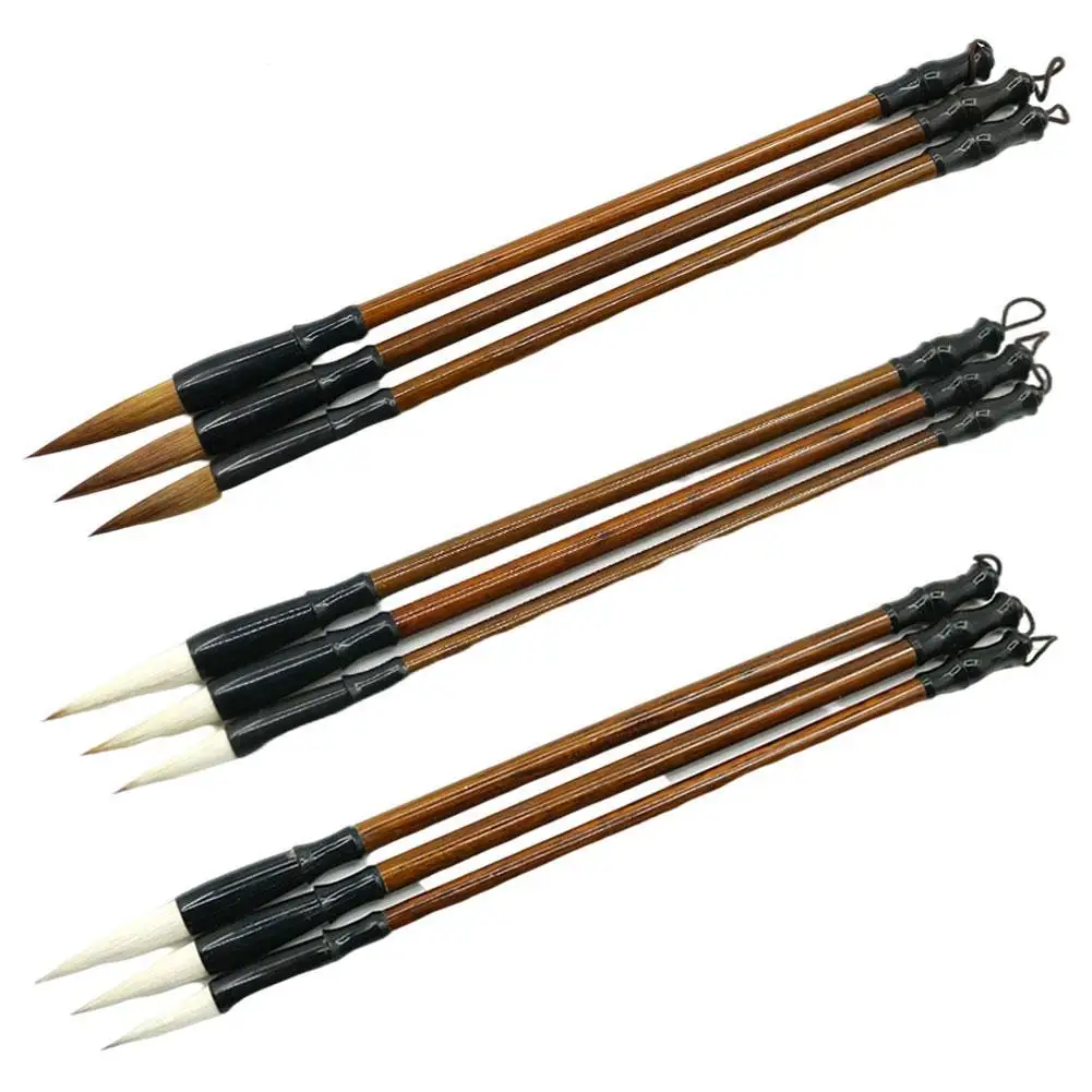 1PC Chinese Writing Brushes White Clouds Bamboo Wolf'S Hair Writing Ink Brush For Calligraphy Watercolor Painting Brush 3 Size
1PC Chinese Writing Brushes White Clouds Bamboo Wolf'S Hair Writing Ink Brush For Calligraphy Watercolor Painting Brush 3 Size