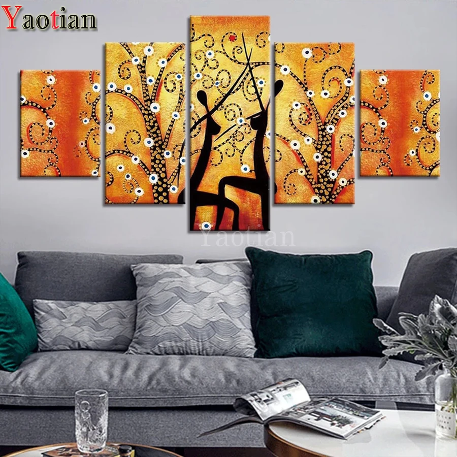 5 Panel Diamond Embroidery Abstract tree dance woman Diamond Art 5D Diamond Painting Cross Stitch Full Square Round Mosaic Kit
5 Panel Diamond Embroidery Abstract tree dance woman Diamond Art 5D Diamond Painting Cross Stitch Full Square Round Mosaic Kit