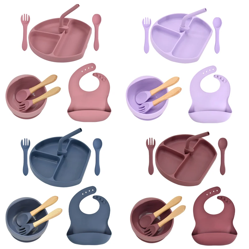 Baby Plate Set Waterproof Silicone Training Toddler Plate With Sucker Portable Cartoon Feeding Fork Spoon Kid Food Tableware Set
Baby Plate Set Waterproof Silicone Training Toddler Plate With Sucker Portable Cartoon Feeding Fork Spoon Kid Food Tableware Set