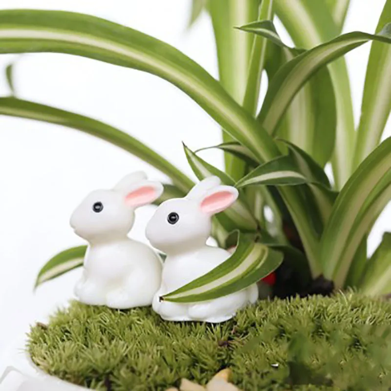 Lifelike 2Pcs 2cm Rabbit Bonsai Decoration Ornaments Garden Decor White Rabbit Bonsai Mini Figurine Resin Crafts
Lifelike 2Pcs 2cm Rabbit Bonsai Decoration Ornaments Garden Decor White Rabbit Bonsai Mini Figurine Resin Crafts
