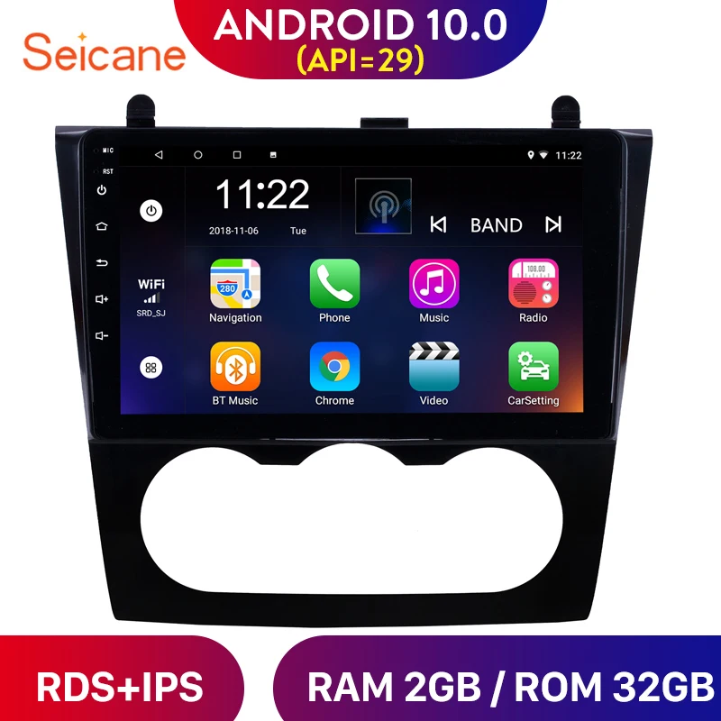 Seicane Android 10,0 ОЗУ 2 ГБ IPS Автомобильный GPS стерео радио плеер для 2008-2012 Nissan Teana Altima Руководство A/C поддержка DVR wifi RDS
Seicane Android 10,0 ОЗУ 2 ГБ IPS Автомобильный GPS стерео радио плеер для 2008-2012 Nissan Teana Altima Руководство A/C поддержка DVR wifi RDS