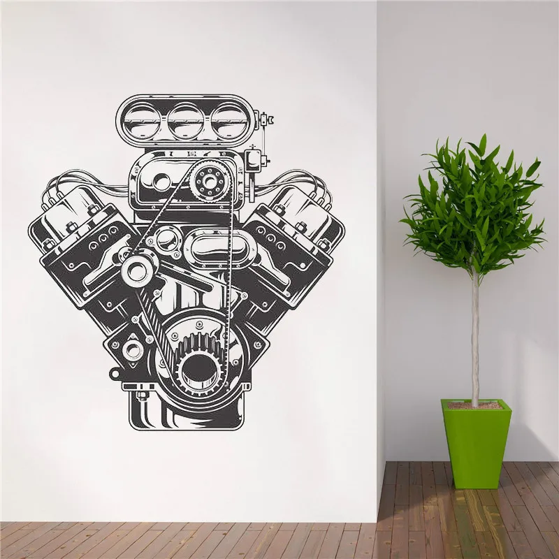 Modern Motorcycle wall decal Car Engine wall sticker vinyl Engine Auto wall window decor removable art mural HJ1262
Modern Motorcycle wall decal Car Engine wall sticker vinyl Engine Auto wall window decor removable art mural HJ1262