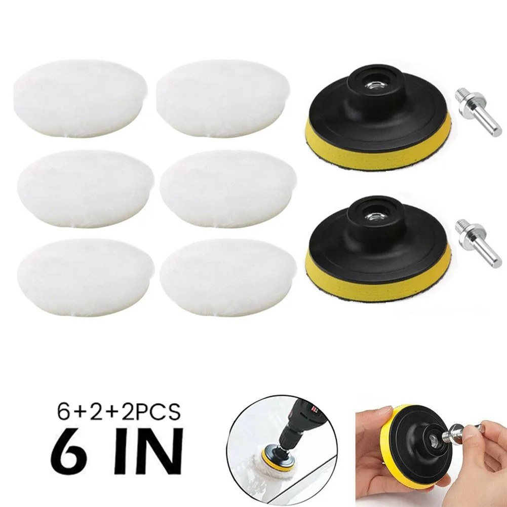 10pcs Buffing Polishing Pads Wool Wheel Kit For Car Polisher Drill Adapter Wool Pad+polishing Pad+M14 Connecting Rod Polish Set
10pcs Buffing Polishing Pads Wool Wheel Kit For Car Polisher Drill Adapter Wool Pad+polishing Pad+M14 Connecting Rod Polish Set