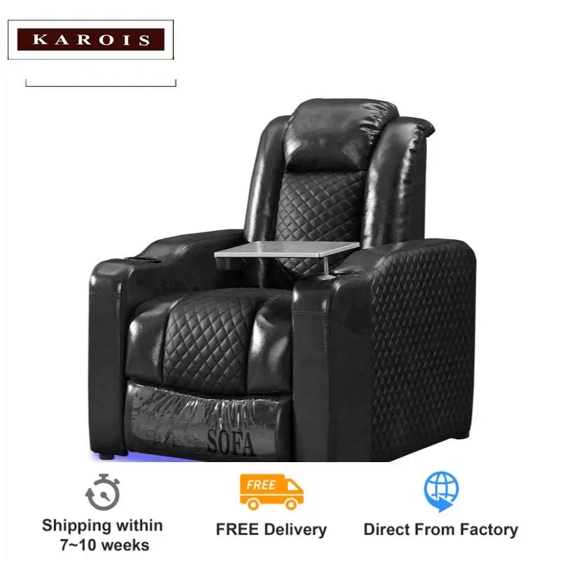 KAROIS R931 Sofa factory wholesale comfortable home theater chairs automatic with cooling cup holder cinema smart chair
KAROIS R931 Sofa factory wholesale comfortable home theater chairs automatic with cooling cup holder cinema smart chair