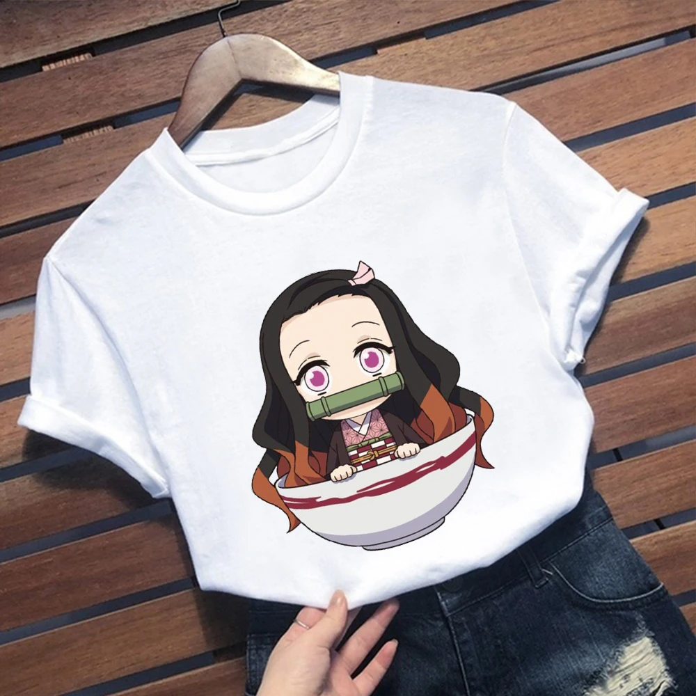 Kawaii Women Tshirt Demon Slayer Anime Cartoon T-shirt Aesthetic 90s Girls Tees Harajuku Short Sleeve Tops Female
Kawaii Women Tshirt Demon Slayer Anime Cartoon T-shirt Aesthetic 90s Girls Tees Harajuku Short Sleeve Tops Female