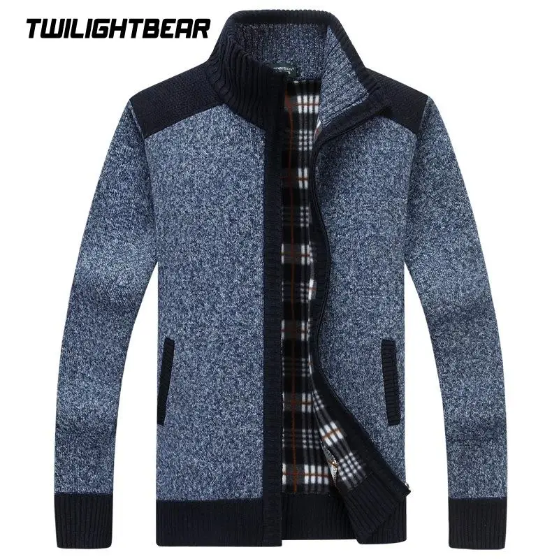 Oversized Men's Sweater Coats Male Cardigan EUR Size Warm Fleece Thicken Cashmere Zipper Casual Sweater Men Clothing AY1638
Oversized Men's Sweater Coats Male Cardigan EUR Size Warm Fleece Thicken Cashmere Zipper Casual Sweater Men Clothing AY1638