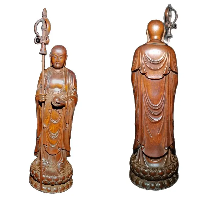 8" antique wooden buddha statue Ksitigarbha carved wood carving sculpture decor shakyamuni
8" antique wooden buddha statue Ksitigarbha carved wood carving sculpture decor shakyamuni