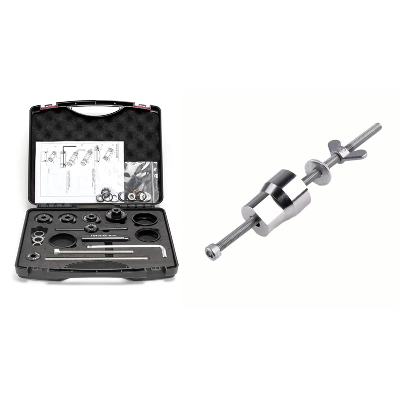 1Pcs Aluminum Alloy Bearing Press Shaft Installation Disassembly Tool & 1Pcs Base Sleeve Slip Repair Tool Remover
1Pcs Aluminum Alloy Bearing Press Shaft Installation Disassembly Tool & 1Pcs Base Sleeve Slip Repair Tool Remover