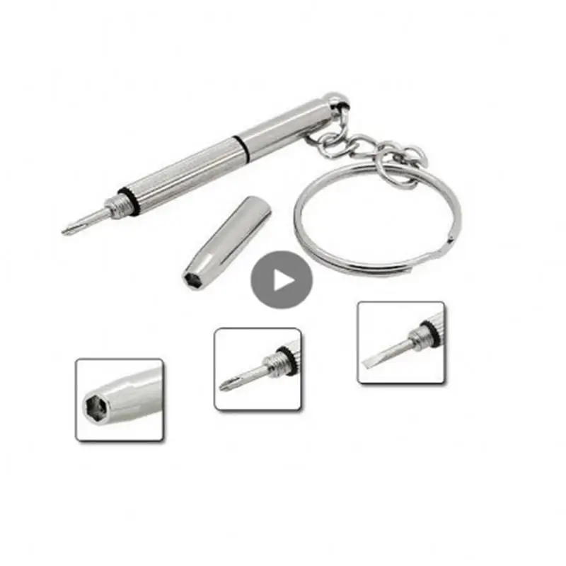 Eyeglass Screwdriver 3in1 Sunglass Watch Repair Kit Keychain Portable Stainless SteeUseful Multi Function Nut Driver Hand Tool
Eyeglass Screwdriver 3in1 Sunglass Watch Repair Kit Keychain Portable Stainless SteeUseful Multi Function Nut Driver Hand Tool