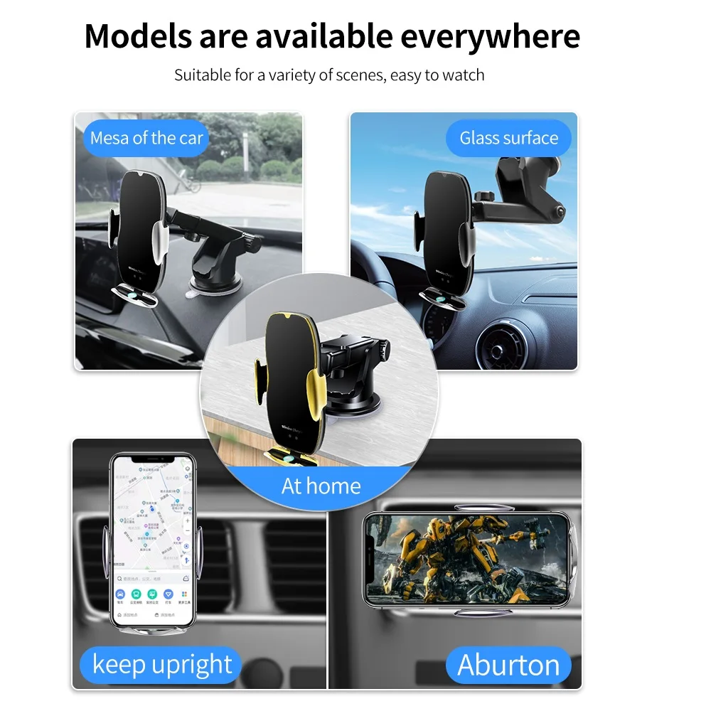 H9 Universal Magnetic Car Fast Wireless Charging Induction Stretch Smart Sensor Mobile Phone Holder for iPhone 12 Xiaomi Samsung
H9 Universal Magnetic Car Fast Wireless Charging Induction Stretch Smart Sensor Mobile Phone Holder for iPhone 12 Xiaomi Samsung