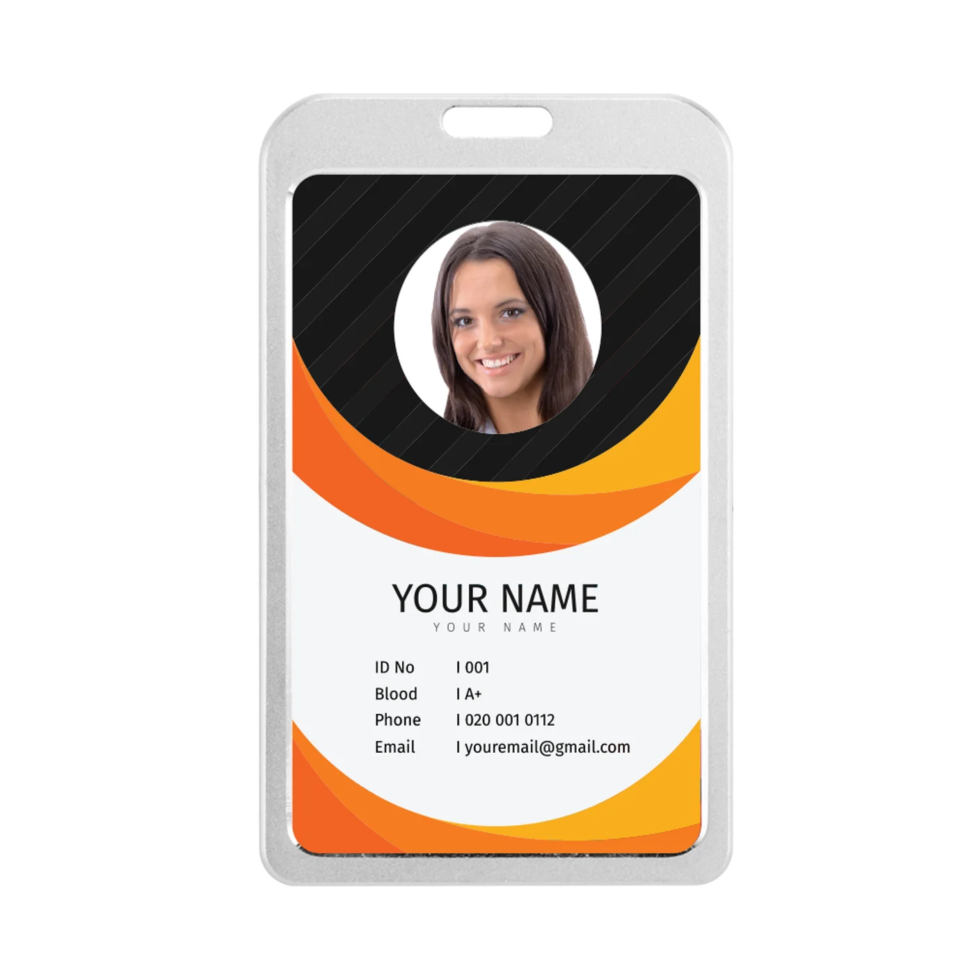 Aluminum Alloy Metal Vertical/Horiz Badges Stationery for Office Supplies Pass Name Key Badge ID Card Holder Suit with Lanyard
Aluminum Alloy Metal Vertical/Horiz Badges Stationery for Office Supplies Pass Name Key Badge ID Card Holder Suit with Lanyard