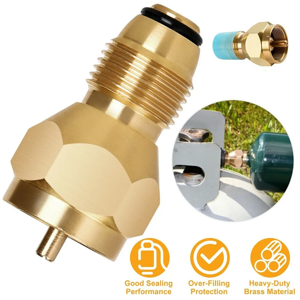 Camping Propane Refill Adapter Lp Gas Cylinder Tank Coupler Heater Bottles Brass For 20 30 40 Pound 50 Cylinders Cooking Parts
Camping Propane Refill Adapter Lp Gas Cylinder Tank Coupler Heater Bottles Brass For 20 30 40 Pound 50 Cylinders Cooking Parts