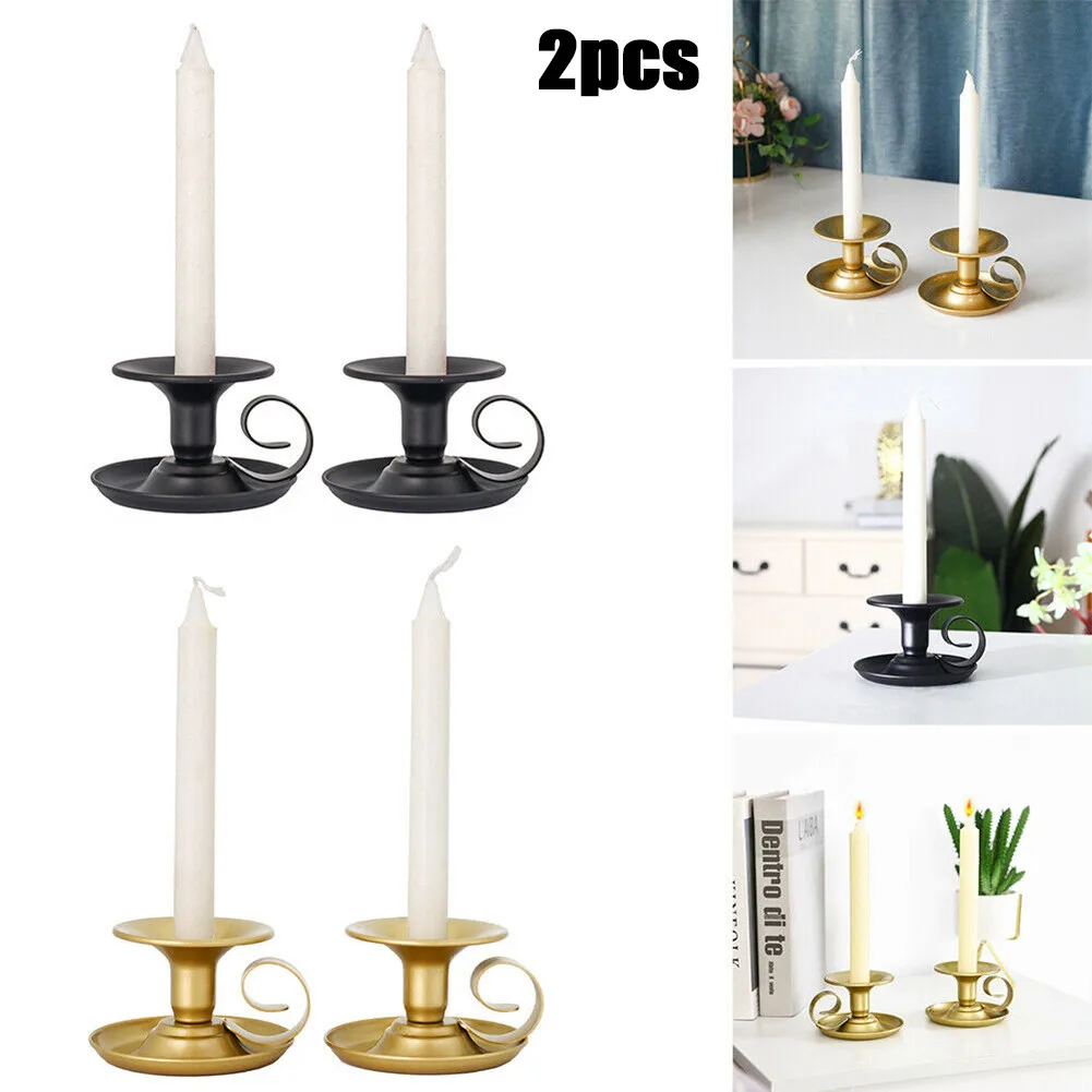 2Pcs Creative Retro Candle Holders High Standard Lightweight Metal Candlestick For Candlelight Dinner Living Room Home Party Dec
2Pcs Creative Retro Candle Holders High Standard Lightweight Metal Candlestick For Candlelight Dinner Living Room Home Party Dec