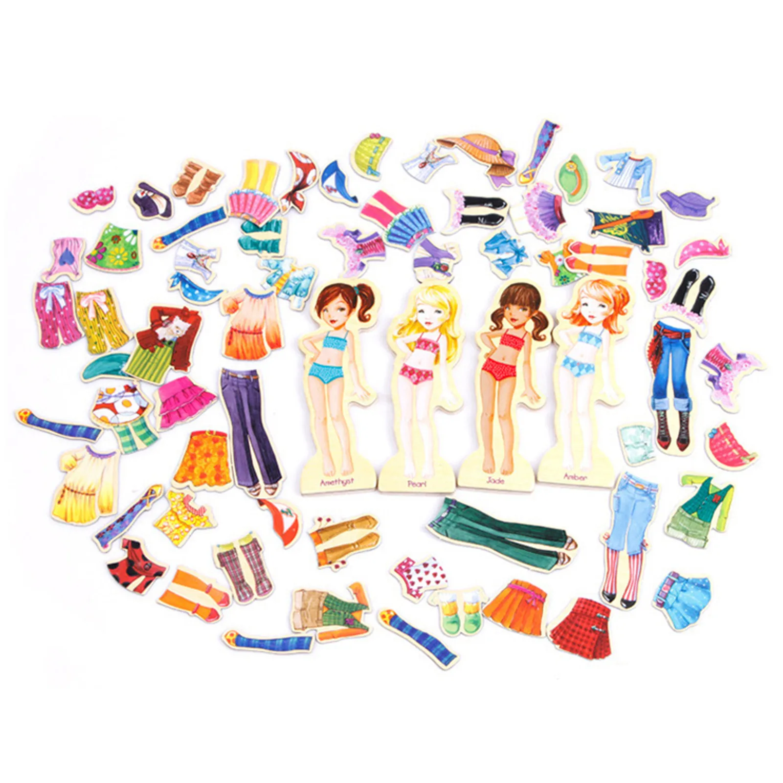 63PCS Magnetic Girl Changed Clothes Safe Cute Dress Up Puzzle Toy T50 Pretend Play Toys Cute Gift For Children girls famous
63PCS Magnetic Girl Changed Clothes Safe Cute Dress Up Puzzle Toy T50 Pretend Play Toys Cute Gift For Children girls famous