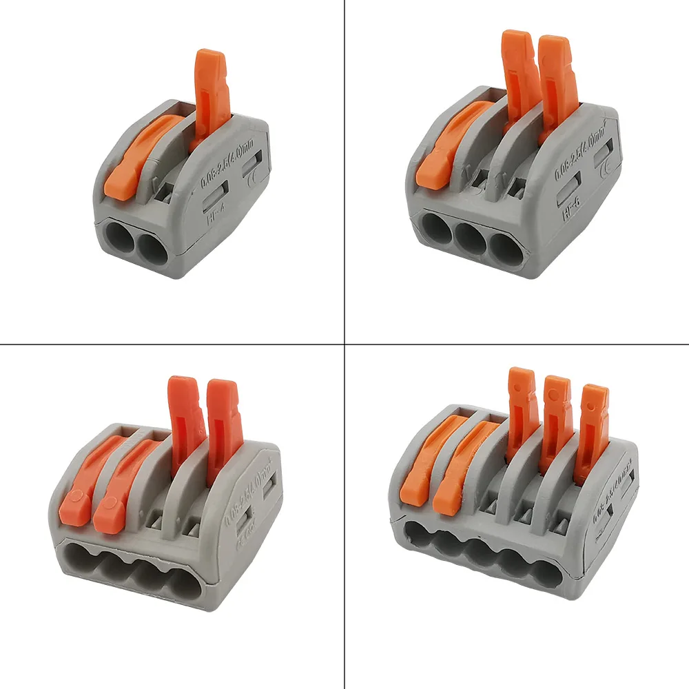 10Pcs Universal Cable wire Connector Type 222-412 413 414 415 Fast Compact Push in Wiring Terminal Block PCT-212 213 214 215
10Pcs Universal Cable wire Connector Type 222-412 413 414 415 Fast Compact Push in Wiring Terminal Block PCT-212 213 214 215