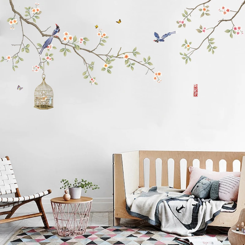Birds Flower Tree Wall Stickers Home Decor Wallpapers for Living Room Bedroom DIY Vinyl Rooms Decals Art Poster
Birds Flower Tree Wall Stickers Home Decor Wallpapers for Living Room Bedroom DIY Vinyl Rooms Decals Art Poster