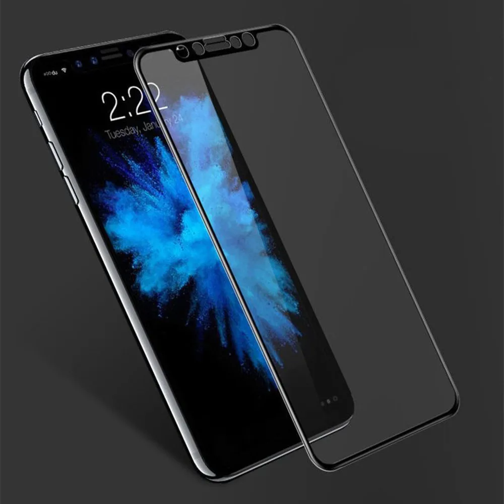 Ouhaobin Защита экрана для iPhone 11 pro 5 8 дюймов полное покрытие 9 H изогнутое 3D закаленное