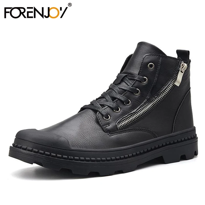 FORENJOY Martens/Мужская обувь в британском стиле Ботинки Martin винтажном классический