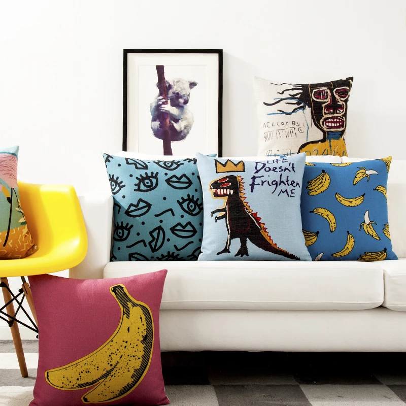 American Graffiti Cushion Cartoon Geometry Pillow Cover Home Decorative Decoration Office Sofa PillowCase
American Graffiti Cushion Cartoon Geometry Pillow Cover Home Decorative Decoration Office Sofa PillowCase