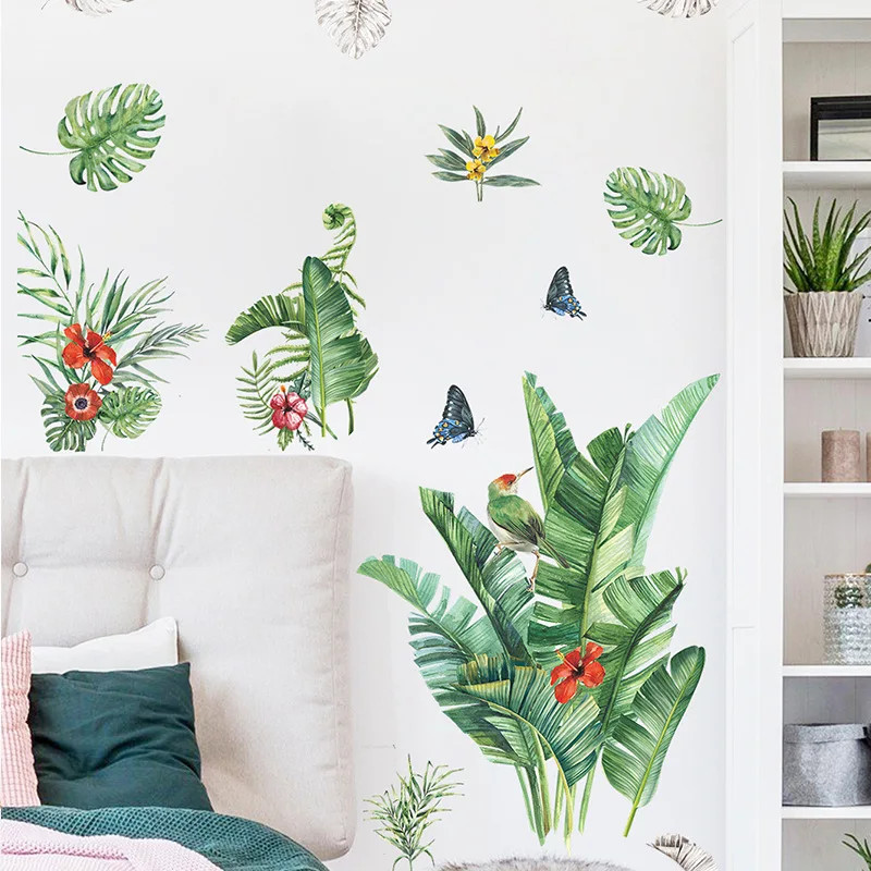 Tropical Plant Turtle Leaf Wall Sticker Fresh Beach Palm Leave Art Decal Door Wall Decoration for Living Room Kitchen Home Decor
Tropical Plant Turtle Leaf Wall Sticker Fresh Beach Palm Leave Art Decal Door Wall Decoration for Living Room Kitchen Home Decor
