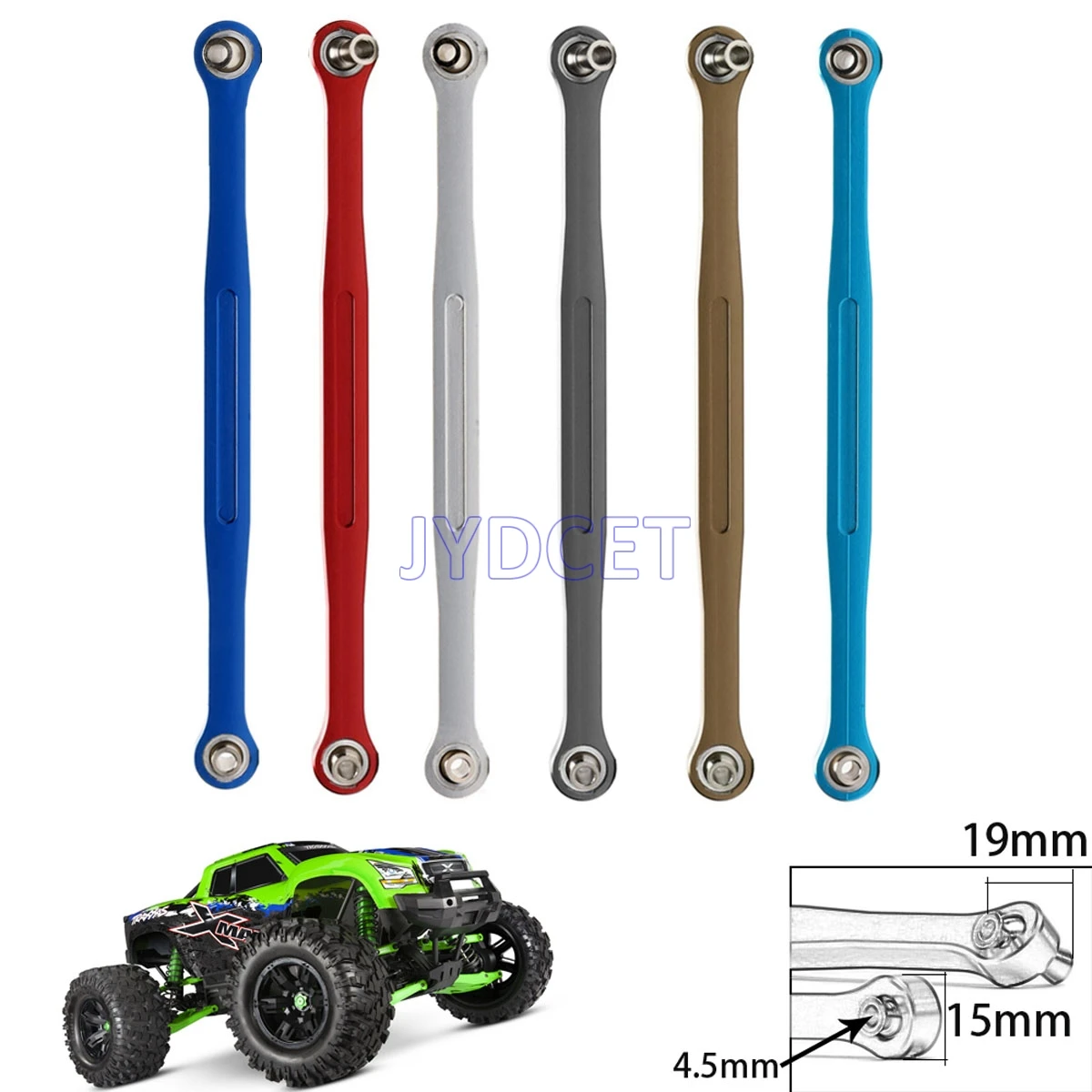 Aluminum 173mm Front/Rear Toe Links Servo Link Steering Rod #7748 For RC 1/5 Traxxas X-Maxx XMaxx 77076-4 77086-4
Aluminum 173mm Front/Rear Toe Links Servo Link Steering Rod #7748 For RC 1/5 Traxxas X-Maxx XMaxx 77076-4 77086-4