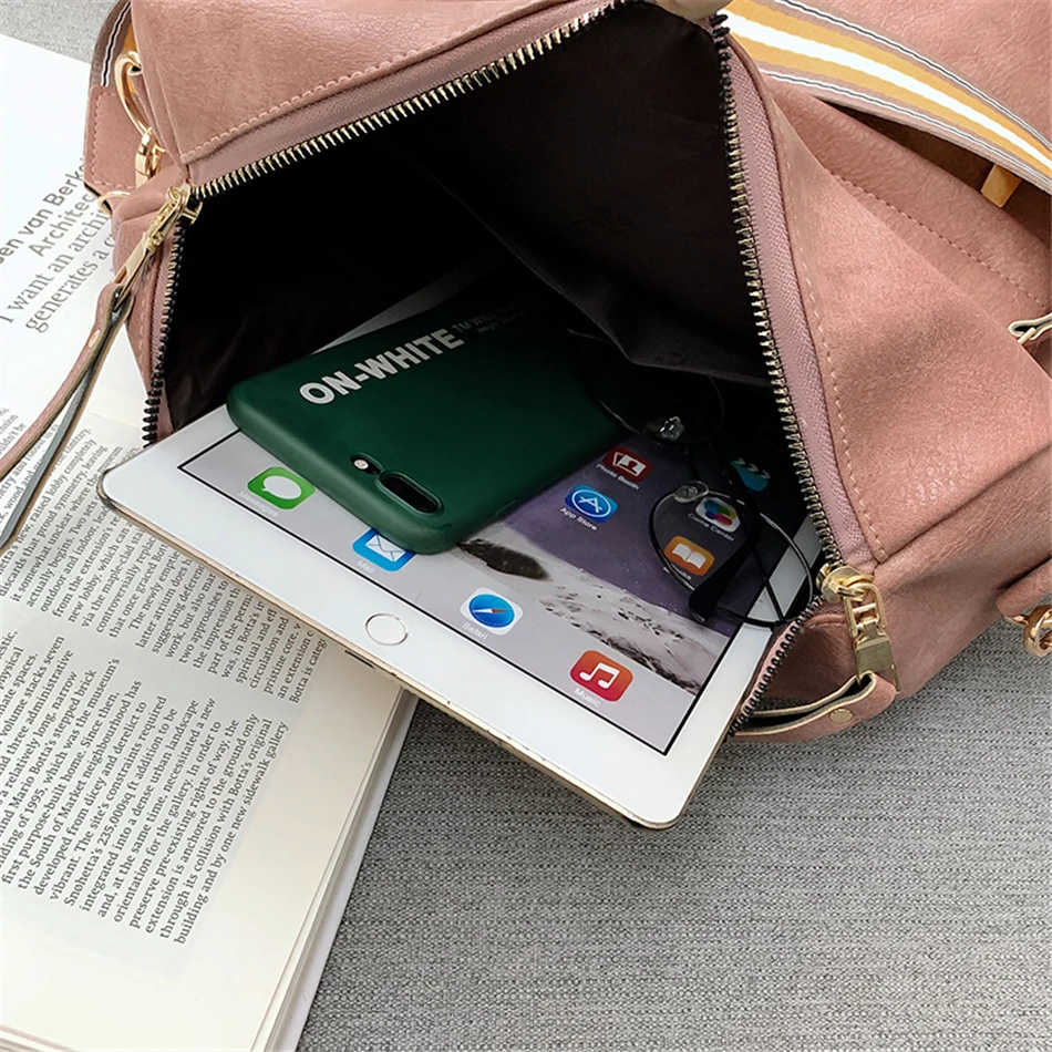 New Women's Fashion Backpack Purse Multipurpose Design Convertible Satchel Handbags and Shoulder Bag Retro PU Leather Travel Bag
New Women's Fashion Backpack Purse Multipurpose Design Convertible Satchel Handbags and Shoulder Bag Retro PU Leather Travel Bag