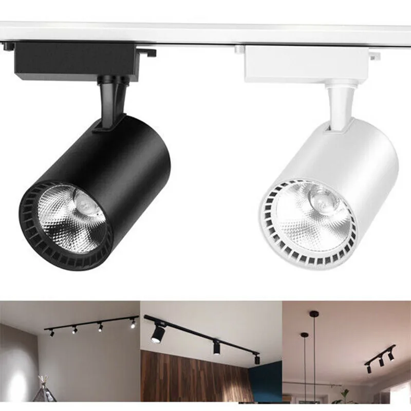 Set Led Track Light Fixture COB Track Lighting Lamp Rail Spot Lights Led 20W Spotlight Clothing Shop Store Home 220V 3000K/6000K
Set Led Track Light Fixture COB Track Lighting Lamp Rail Spot Lights Led 20W Spotlight Clothing Shop Store Home 220V 3000K/6000K