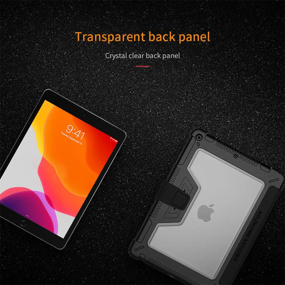 Original Nillkin Business Magnetic Black Folding Stand Bumper Leather Case Cover Wake Sleep For Apple iPad 10.2 inch Tablet PC
Original Nillkin Business Magnetic Black Folding Stand Bumper Leather Case Cover Wake Sleep For Apple iPad 10.2 inch Tablet PC