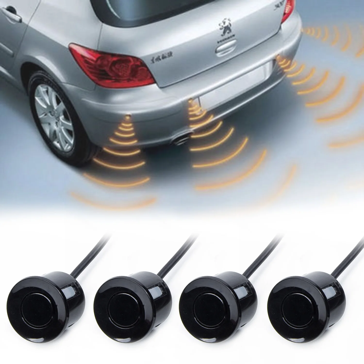 Universal vehicle Car Parking Aid 4 Sensors For rear retrofit parking aid reversing warning audio PDC loudspeaker alarm signal
Universal vehicle Car Parking Aid 4 Sensors For rear retrofit parking aid reversing warning audio PDC loudspeaker alarm signal