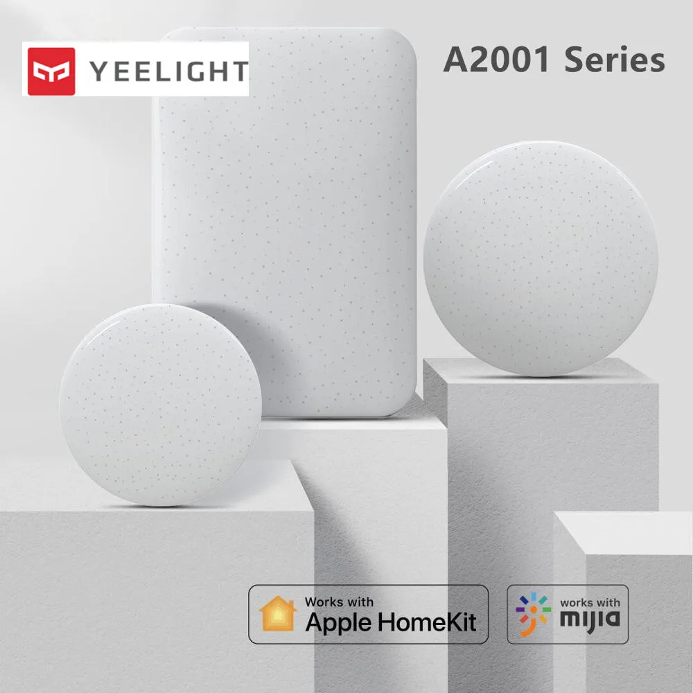 

Yeelight ChuXin A2001 Series Smart Ceiling Light Dimmable Bluetooth Remote APP Voice Control Works With Mi Mijia APP and Homekit