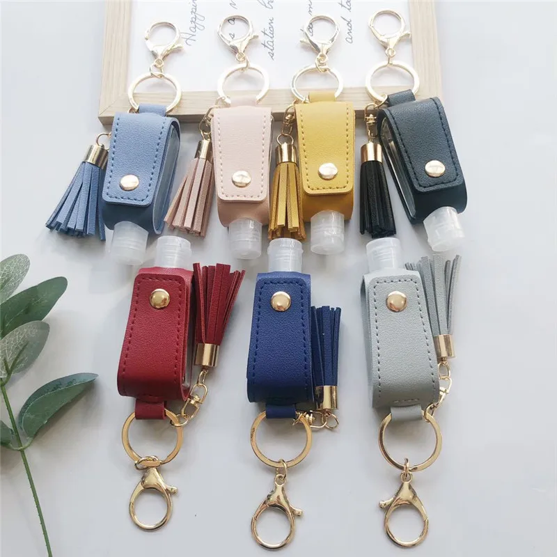 1pcs 30ml Hand Sanitizer Bottle With Tassel Pu Leather Keychain Holder Portable Travel Shower Gel Shampoo Reusable Flip Bottle
1pcs 30ml Hand Sanitizer Bottle With Tassel Pu Leather Keychain Holder Portable Travel Shower Gel Shampoo Reusable Flip Bottle