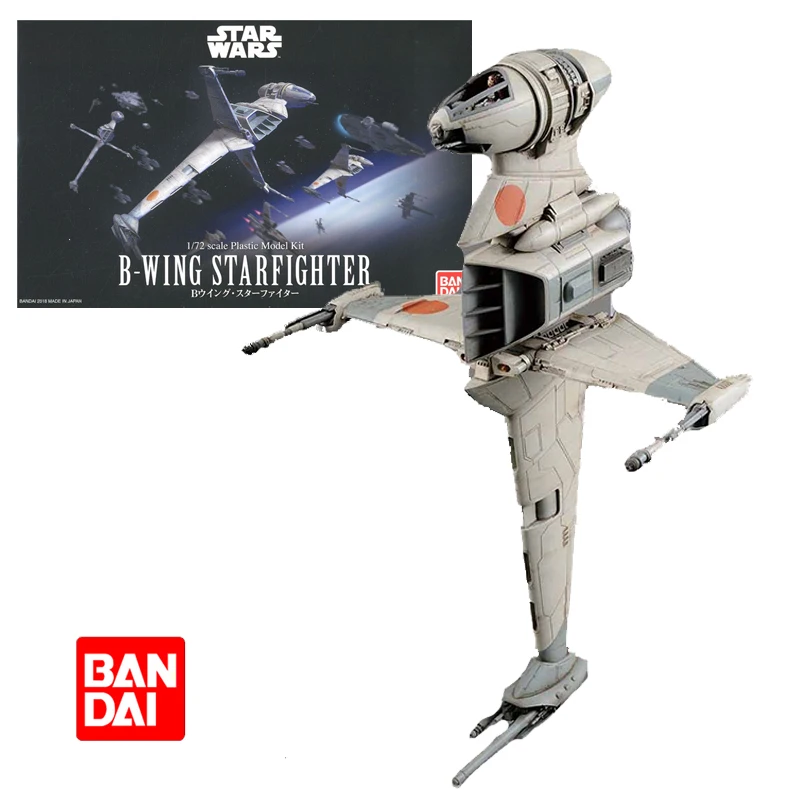 

Bandai Star Wars 6 B-Wing Starfighter 1/72 Return of The Jedi Assembly Assembling Model Collection Toys Birthday Christmas Gift