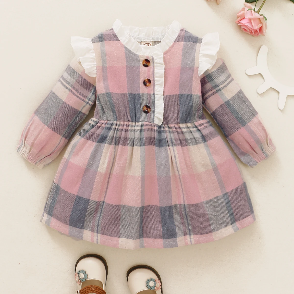 Plaid Princess Dress Baby Girl for New Born 0 to 3 Long Sleeve Baby Girl Clothes O-neck Dresses Girl 2 years Clothing
Plaid Princess Dress Baby Girl for New Born 0 to 3 Long Sleeve Baby Girl Clothes O-neck Dresses Girl 2 years Clothing