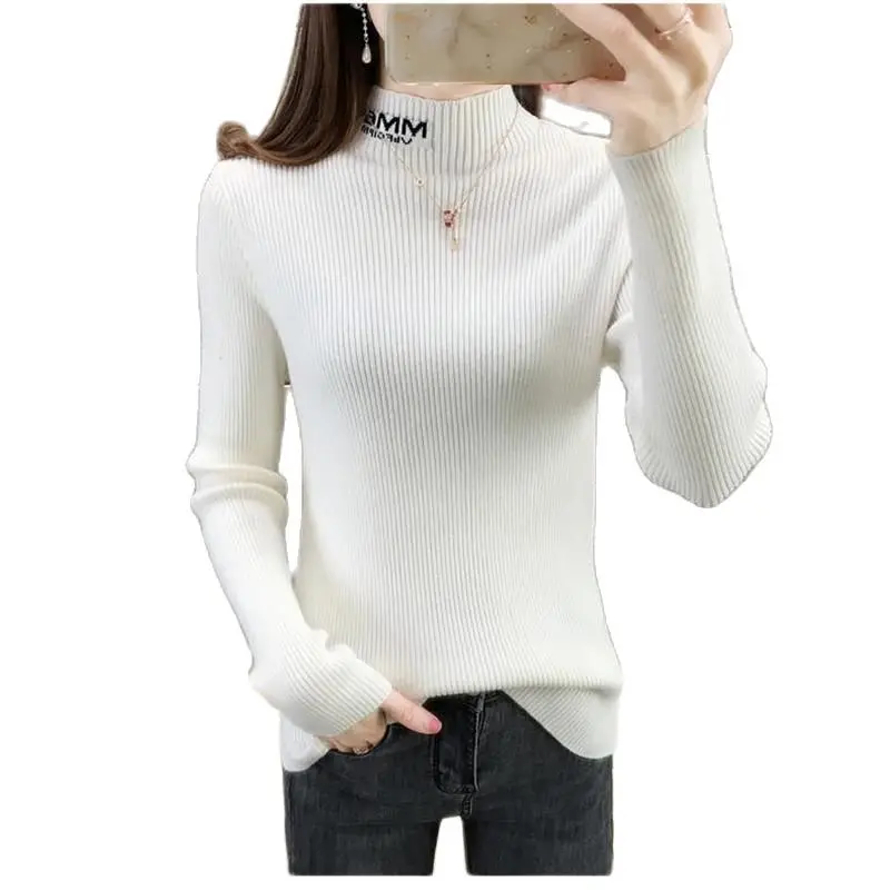 sweater women 2021 autumn and winter new half-high neck bottoming shirt for Women to wear all match slim short pullover sweater
sweater women 2021 autumn and winter new half-high neck bottoming shirt for Women to wear all match slim short pullover sweater