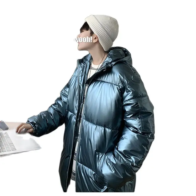 Fashion Men Winter Coat New Metallic Shiny Warm Thick Loose Hooded Waterproof Parkas Jacket Men Outwear Outfits Parka Coat
Fashion Men Winter Coat New Metallic Shiny Warm Thick Loose Hooded Waterproof Parkas Jacket Men Outwear Outfits Parka Coat