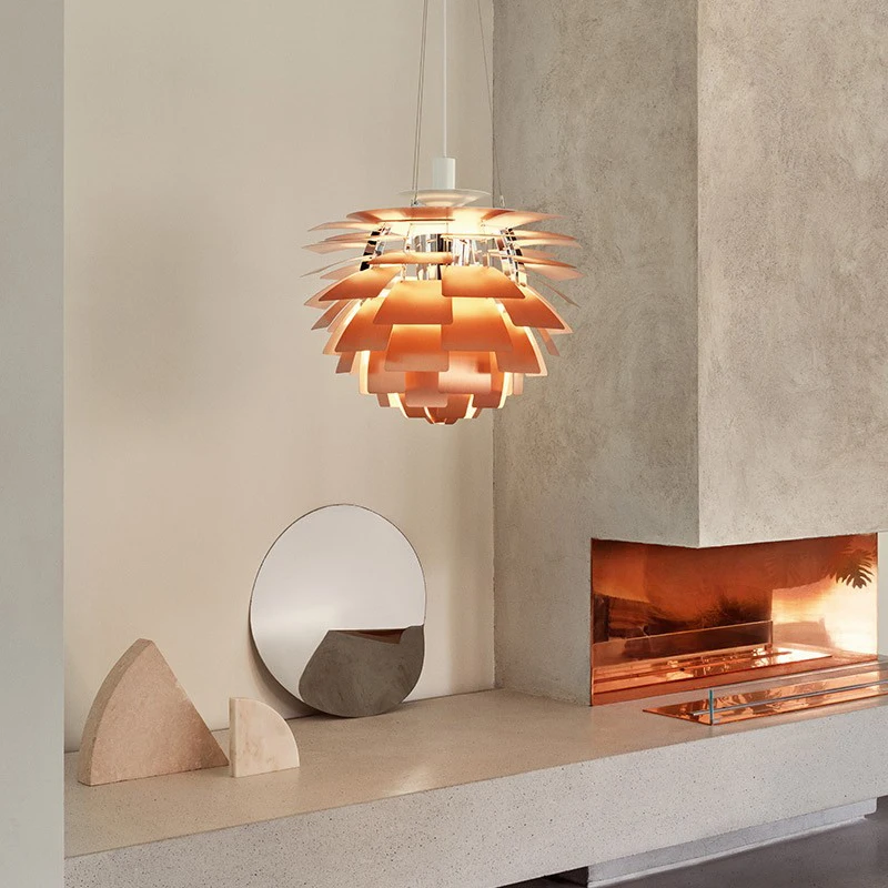 

Danish Ph Pine Cone Lamp Nordic Modern Creative Designer Living Room Bedroom Villa Model House Hotel Restaurant Chandelier
