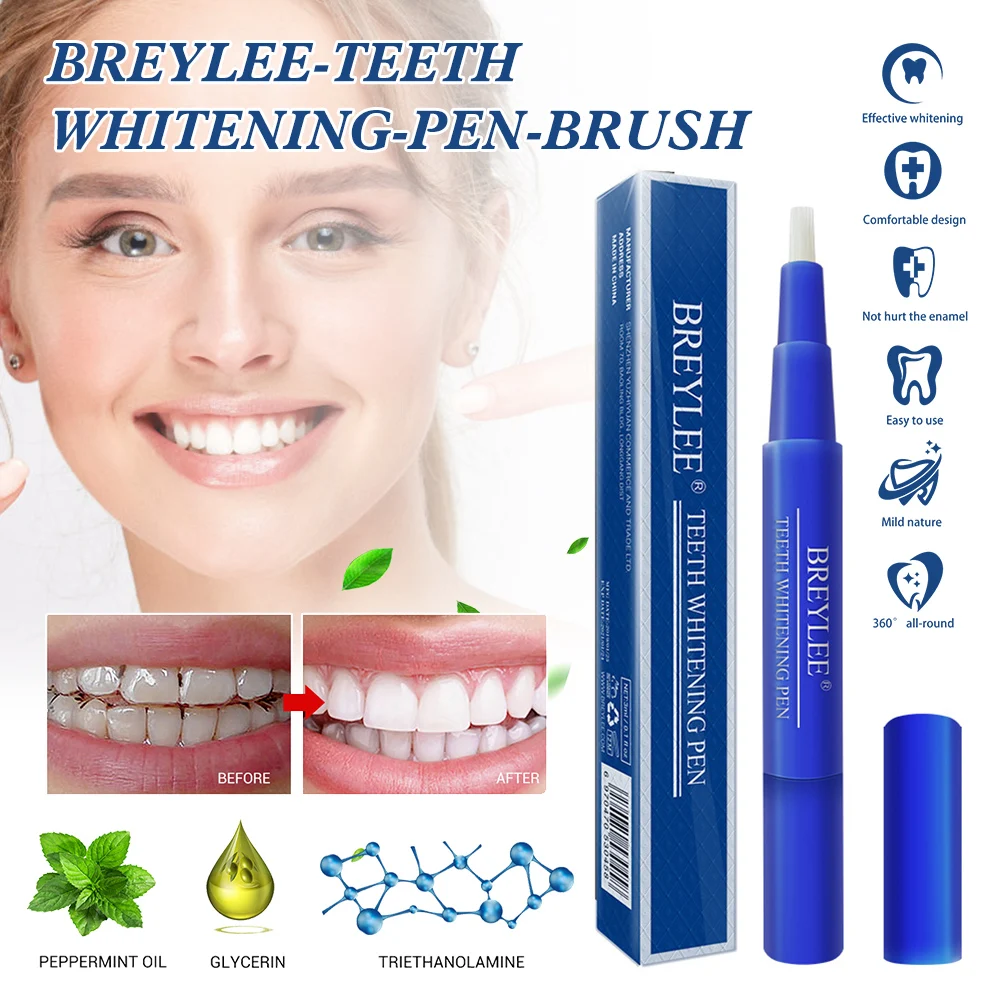 Teeth Whitening Pen Portable Painless and No Sensitive Removes Coffee and Tea Stains, 3 ml
Teeth Whitening Pen Portable Painless and No Sensitive Removes Coffee and Tea Stains, 3 ml