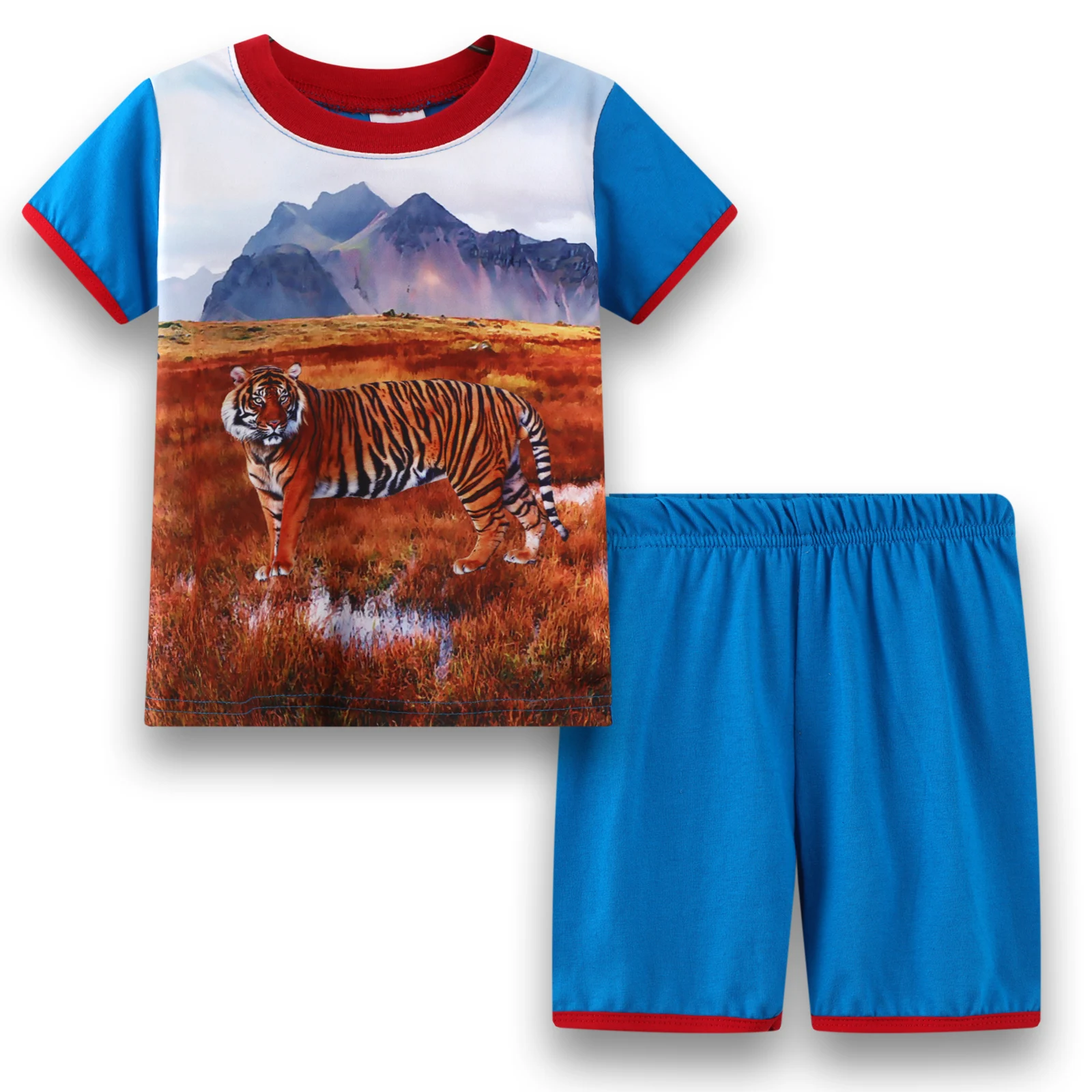 Детский Пижамный комплект для мальчиков и девочек, мультяшная Пижама, комплект летней детской одежды с коротким рукавом, одежда для сна
Детский Пижамный комплект для мальчиков и девочек, мультяшная Пижама, комплект летней детской одежды с коротким рукавом, одежда для сна