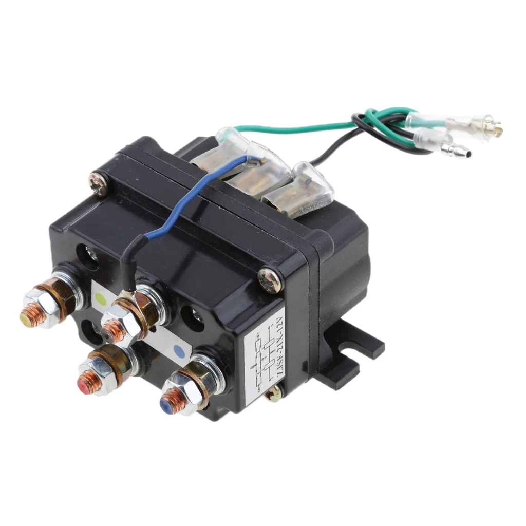 12V Winch Solenoid Contactor Relay for 9500lbs-17000lbs ATV UTV 4WD 4x4 Winches Replacement Solid Heavy Duty Construction 
12V Winch Solenoid Contactor Relay for 9500lbs-17000lbs ATV UTV 4WD 4x4 Winches Replacement Solid Heavy Duty Construction