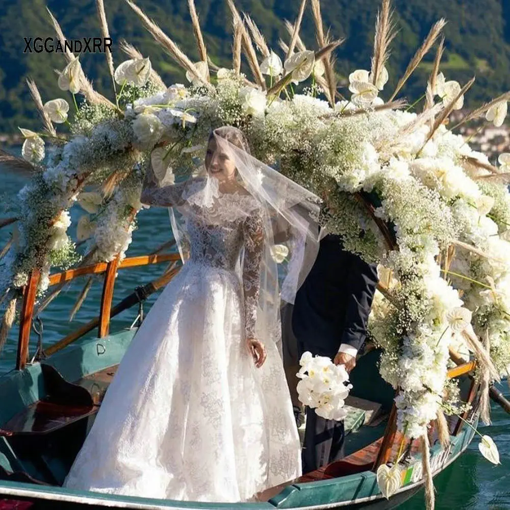 Charming Ball Gown Wedding Dress 2021 Long Sleeves Bridal Gown Scoop Backless Court Train Bride Dresses Applique White Plus Size
Charming Ball Gown Wedding Dress 2021 Long Sleeves Bridal Gown Scoop Backless Court Train Bride Dresses Applique White Plus Size
