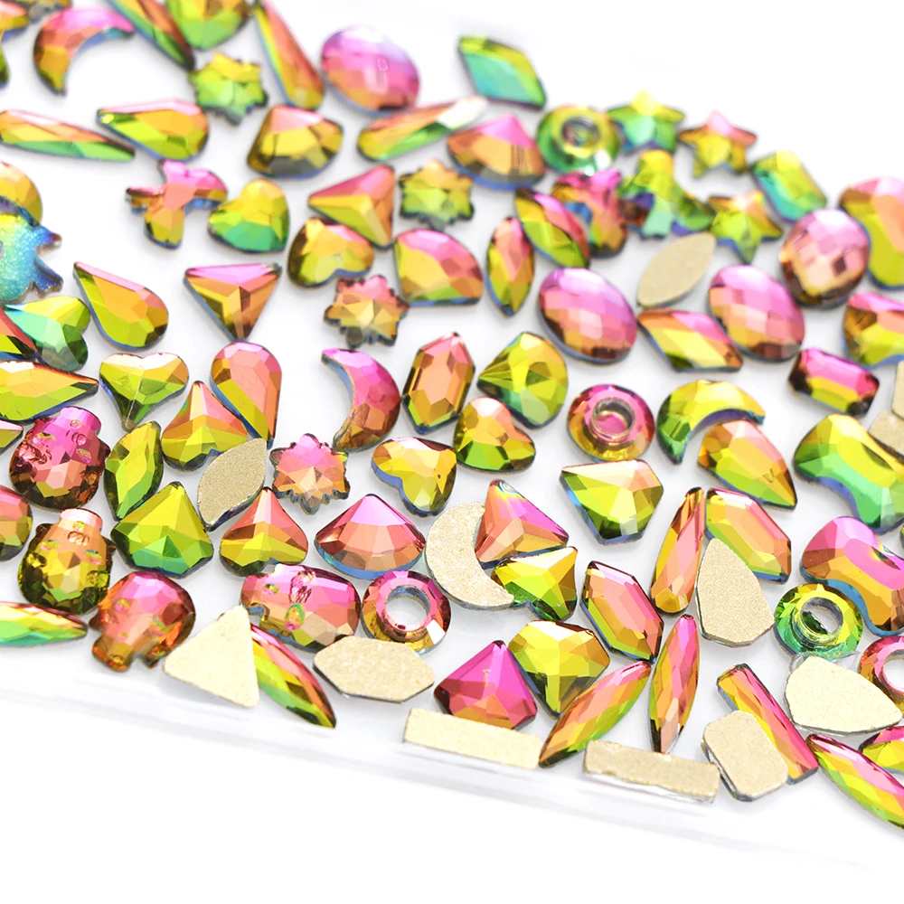 3D Crystal Nail Rhinestones Stones AB Diamond Flat Back Nails Art Decoration Sequins Diy Nail Design Manicure Accessories
3D Crystal Nail Rhinestones Stones AB Diamond Flat Back Nails Art Decoration Sequins Diy Nail Design Manicure Accessories