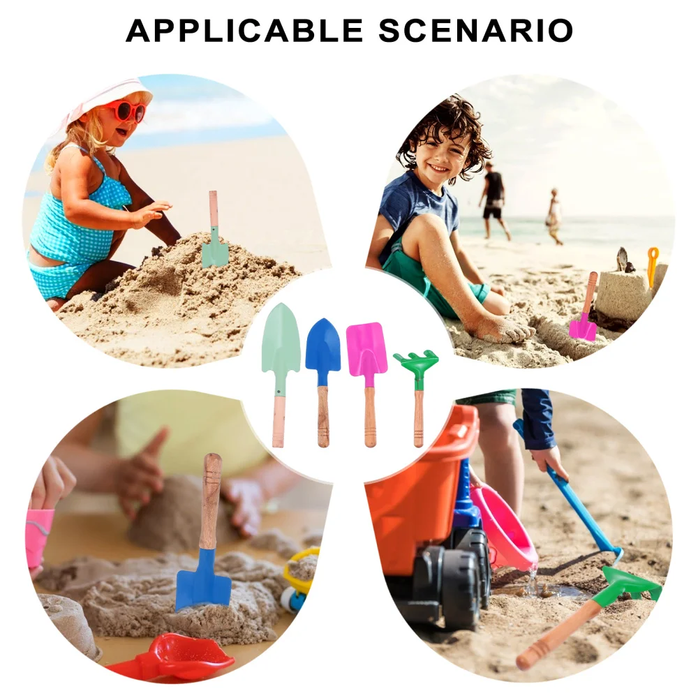 4Pcs Durable Hand Trowels Kids Beach Toys Gardening Tools Shovels for Planting 
4Pcs Durable Hand Trowels Kids Beach Toys Gardening Tools Shovels for Planting