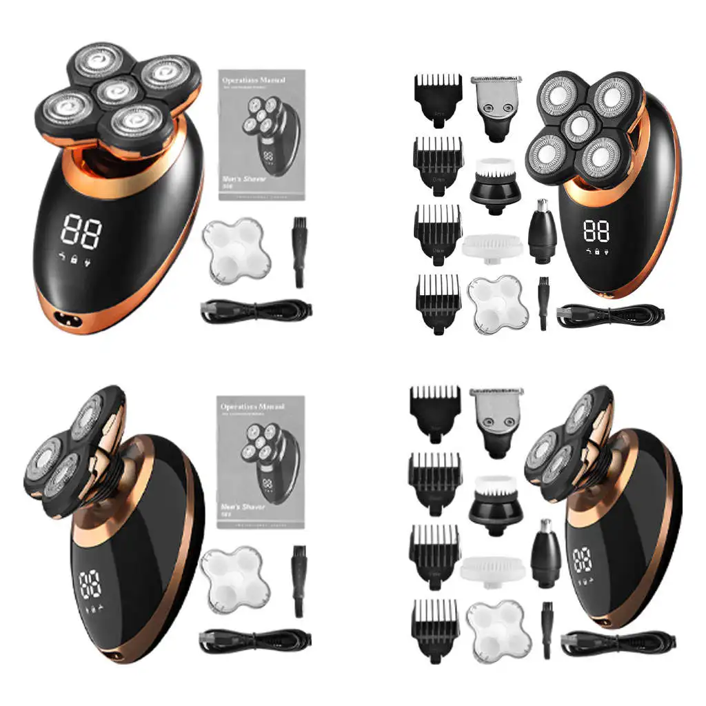 Electric Shaver Wet Dry Cordless IPX7 Professional Brush Cleaning LED Display Shaving Machine Trimmer for Face Beard Boyfriend
Electric Shaver Wet Dry Cordless IPX7 Professional Brush Cleaning LED Display Shaving Machine Trimmer for Face Beard Boyfriend