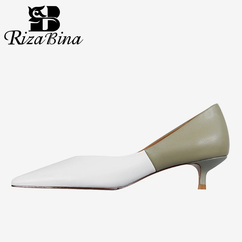 RIZABINA/Размеры 33-40; Новые модные женские туфли-лодочки из натуральной кожи; Разноцветные туфли с острым носком на тонком каблуке; Весенняя жен...
RIZABINA/Размеры 33-40; Новые модные женские туфли-лодочки из натуральной кожи; Разноцветные туфли с острым носком на тонком каблуке; Весенняя жен...