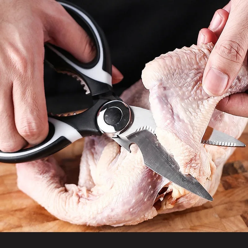 Chicken Bone Scissors Stainless Steel Kitchen Scissors Chicken Poultry Fish Kitchen Tool Shears For Meat Barbecue Nutcracker
Chicken Bone Scissors Stainless Steel Kitchen Scissors Chicken Poultry Fish Kitchen Tool Shears For Meat Barbecue Nutcracker