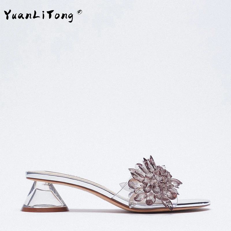 2021 Summer New ZA Women's Sandals Silver Beaded High Heel Sandals for Women
2021 Summer New ZA Women's Sandals Silver Beaded High Heel Sandals for Women
