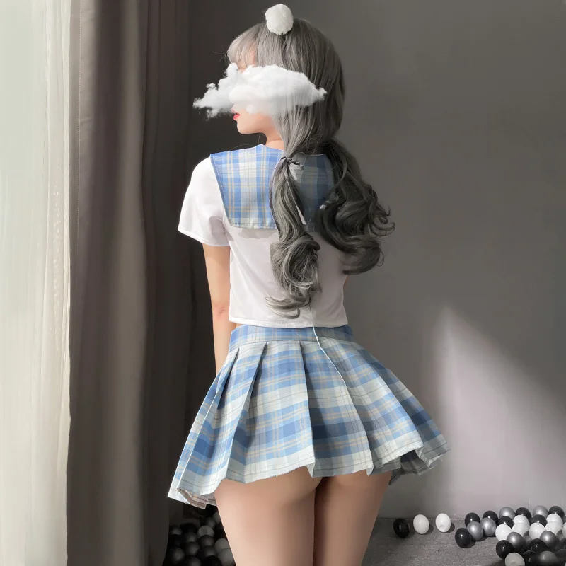 

Студенческая сексуальная школьная униформа для девочек ролевые игры Костюм Лолита секс порно JK косплей милые комплекты в японском стиле ми...