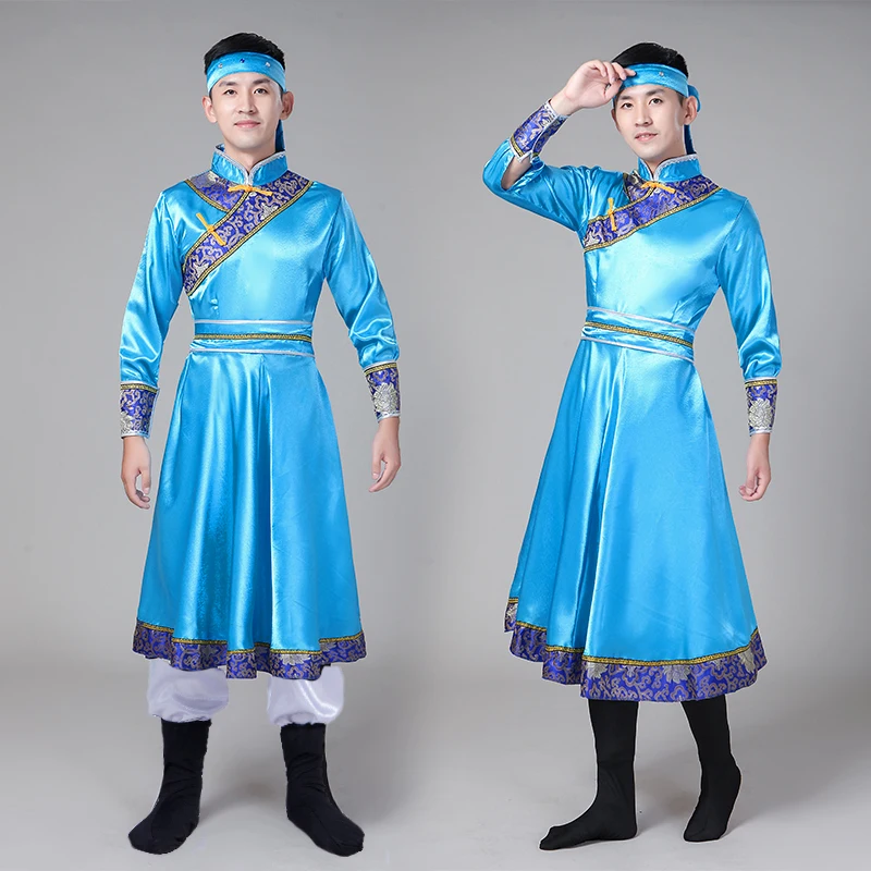 Традиционный китайский костюм одежда для сценических танцев монгольские фолк