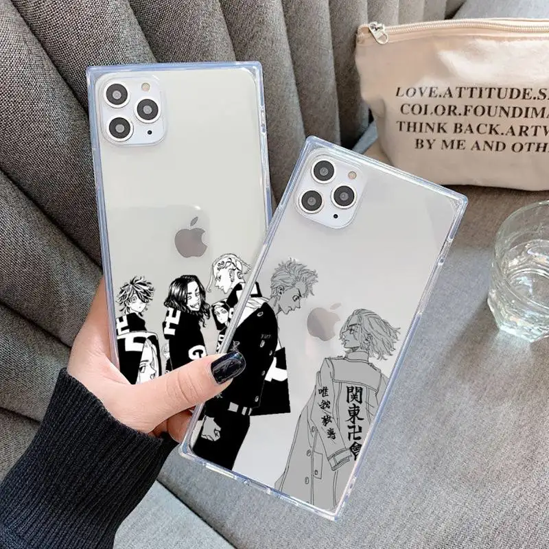 Tokyo Revengers Phone Case Transparent for iPhone 7 8 11 12 s mini pro X XS XR MAX Plus cover Clear mobile bag
Tokyo Revengers Phone Case Transparent for iPhone 7 8 11 12 s mini pro X XS XR MAX Plus cover Clear mobile bag