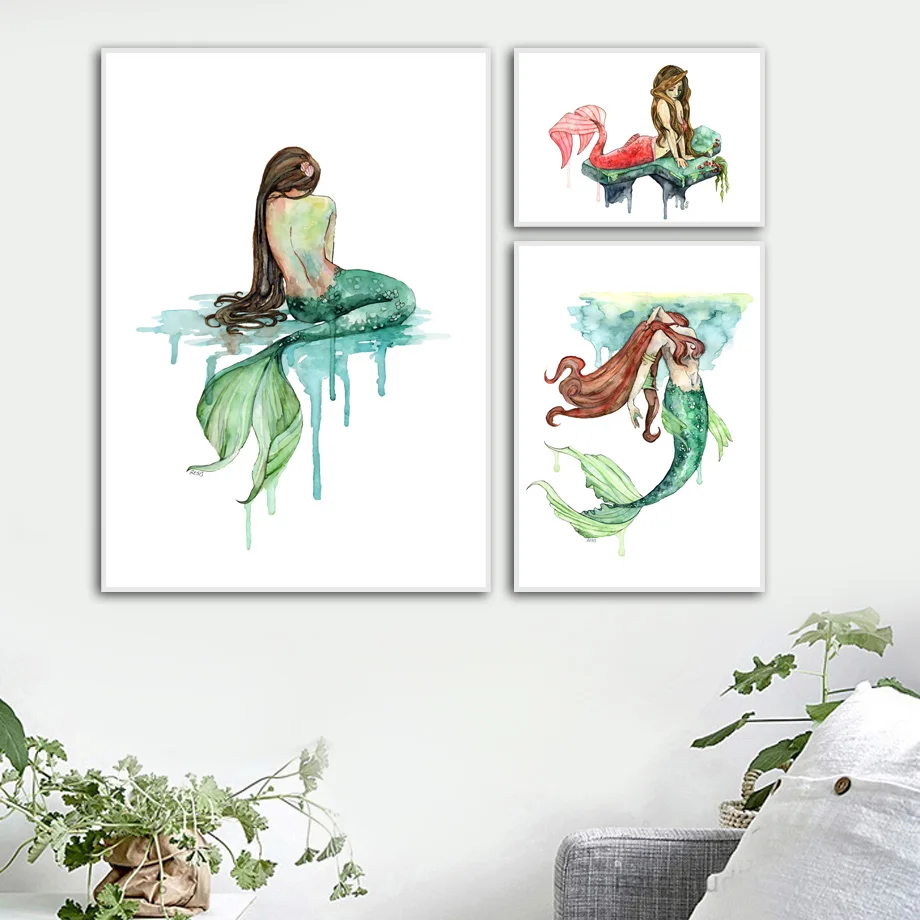 Abstract Green Beauty Mermaid Princess Wall Art Canvas Painting Nordic Posters and Prints Wall Pictures for Living Room Decor
Abstract Green Beauty Mermaid Princess Wall Art Canvas Painting Nordic Posters and Prints Wall Pictures for Living Room Decor